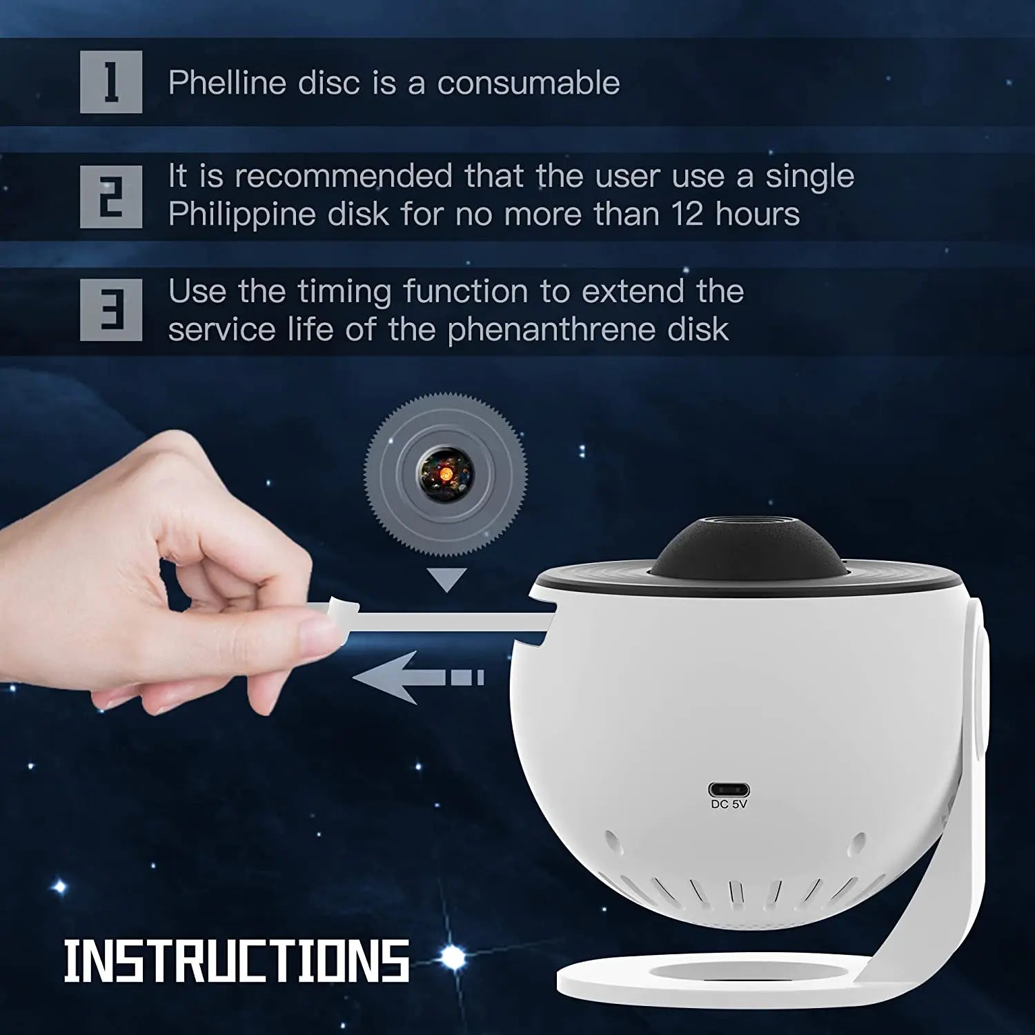 Galaxy Star Projector